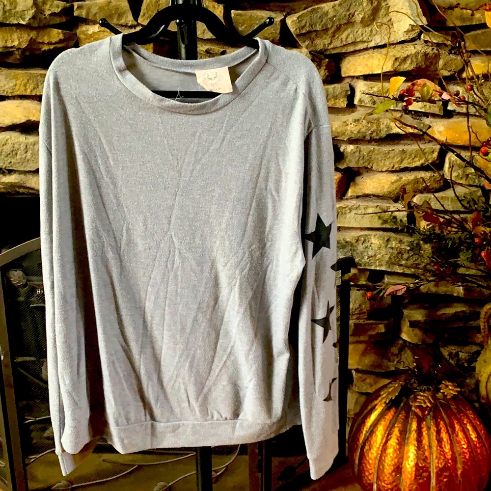 Sweater with Star Sleeve